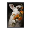 thumbnail image 1 of Stupell Industries Farmhouse Floppy Loves Her Poppies Black Floating Frame Canvas Art, 17 x 25, by Tina LeCour, 1 of 8
