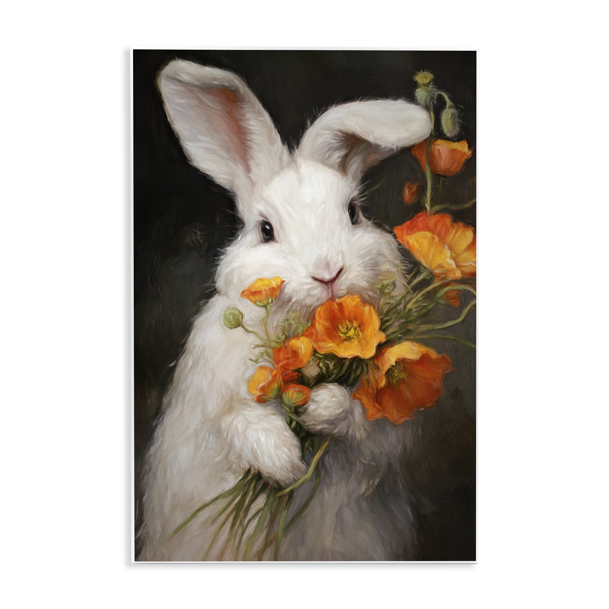 Stupell Industries Floppy Loves Her Poppies Wall Plaque Art, design by Tina LeCour