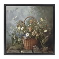 thumbnail image 1 of Stupell Industries Traditional Floral Basket Still Life Black Floating Frame Canvas Art, 18 x 18, by Lazar Studio, 1 of 8