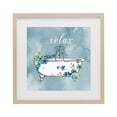 thumbnail image 1 of Stupell Industries French Country Floral Bathroom Rules Relax Birch Framed Print Under Glass, 16 x 16, by Nan, 1 of 8