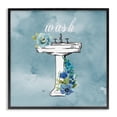 thumbnail image 1 of Stupell Industries French Country Floral Bathroom Rules Wash Black Framed Giclee Art, 17 x 17, by Nan, 1 of 8