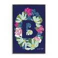 thumbnail image 1 of Stupell Industries Eclectic Floral Bloom Letter B Black Framed Giclee Art, 12 x 18, by Hannah Byatt, 1 of 8