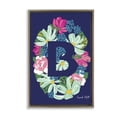 thumbnail image 1 of Stupell Industries Floral Bloom Letter B Botanical & Floral Painting Brown Floater Framed Art Print Wall Art, 17 x 25, 1 of 10