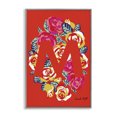 thumbnail image 1 of Stupell Industries Eclectic Floral Bloom Letter M Gray Framed Giclee Art, 20 x 30, by Hannah Byatt, 1 of 8