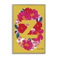 thumbnail image 1 of Stupell Industries Bohemian Floral Bloom Letter Z Gray Framed Giclee Art, 20 x 30, by Hannah Byatt, 1 of 8