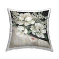 thumbnail image 1 of Stupell Industries Floral Blooms Woman Fashion Hat Printed Throw Pillow Design by Nan, 1 of 6