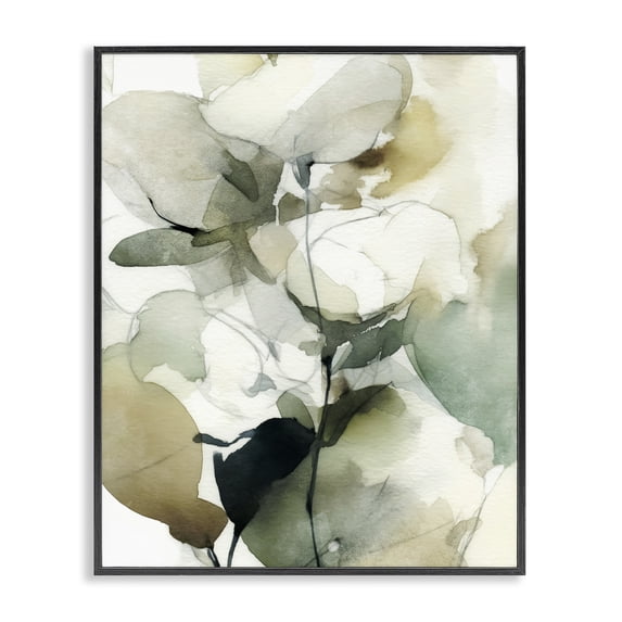 Stupell Industries Transitional Floral Branches in Motion Black Framed Giclee Art, 11 x 14, by Svetlana Aleynikova