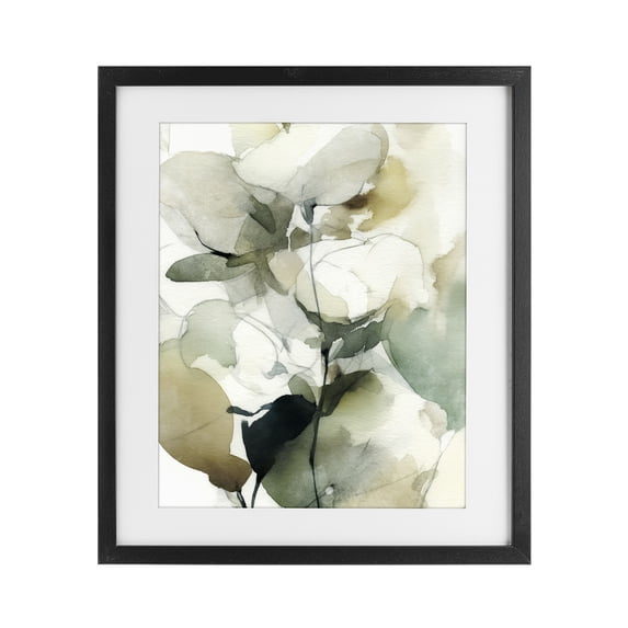 Stupell Industries Transitional Floral Branches in Motion Black Framed Print Under Glass, 13 x 16, by Svetlana Aleynikova