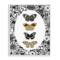 thumbnail image 1 of Stupell Industries Traditional Floral Butterfly Lineup White Framed Giclee Art, 11 x 14, by Dan Meneely, 1 of 8