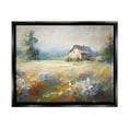 thumbnail image 1 of Stupell Industries Floral Countryside Abstraction Landscape Painting Black Floater Framed Canvas Art Print Wall Art, 31 x 25, 1 of 10