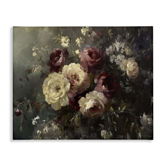 Stupell Industries French Country Floral Decadence Bouquet Canvas Art, 30 x 24, by Petals Prints Design