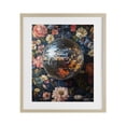 thumbnail image 1 of Stupell Industries Eclectic Floral Disco Ball Reflection Birch Framed Print Under Glass, 13 x 16, by LSR Design Studio, 1 of 8