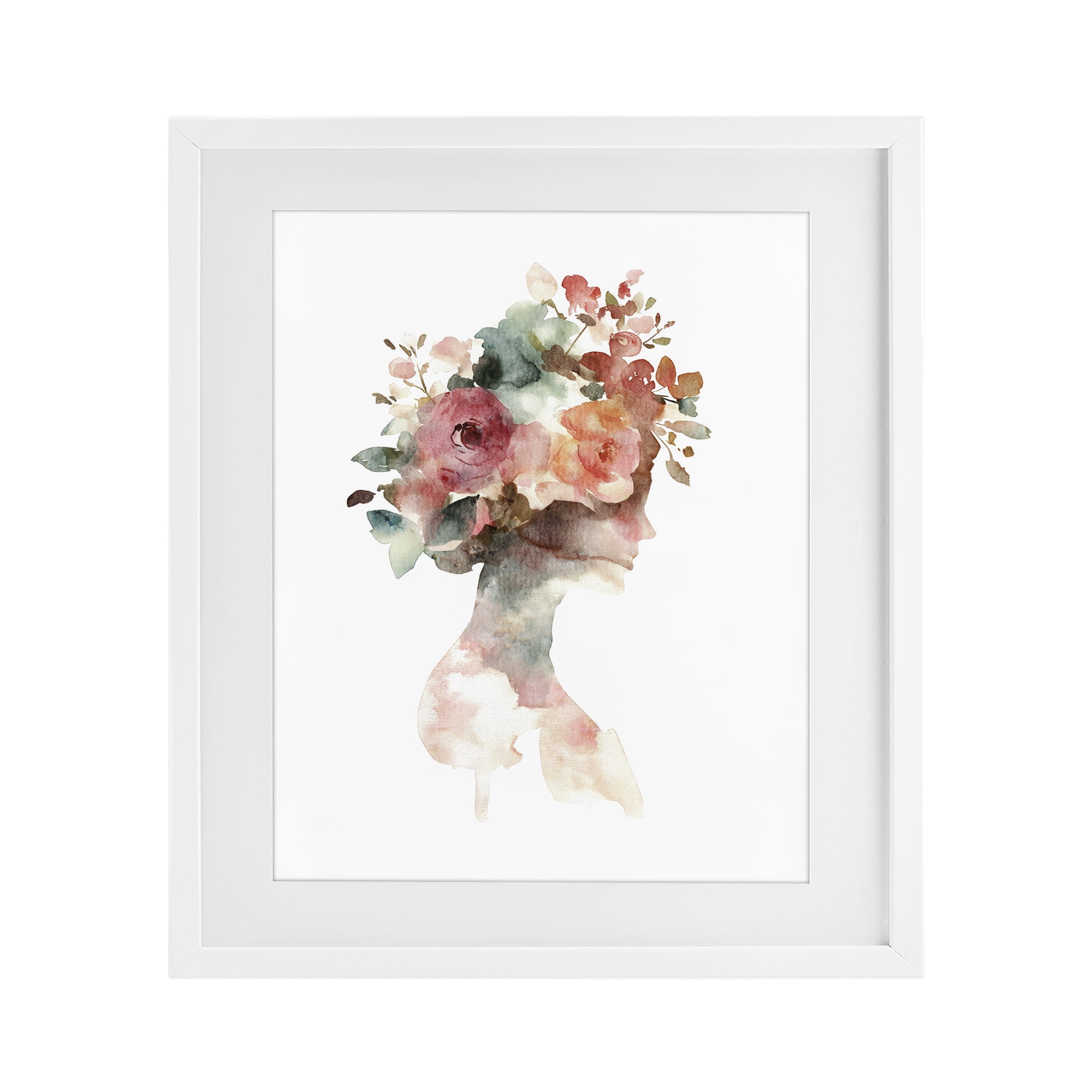 Stupell Industries Floral Dreamscape Silhouette White Framed Print Under Glass, design by Svetlana Aleynikova