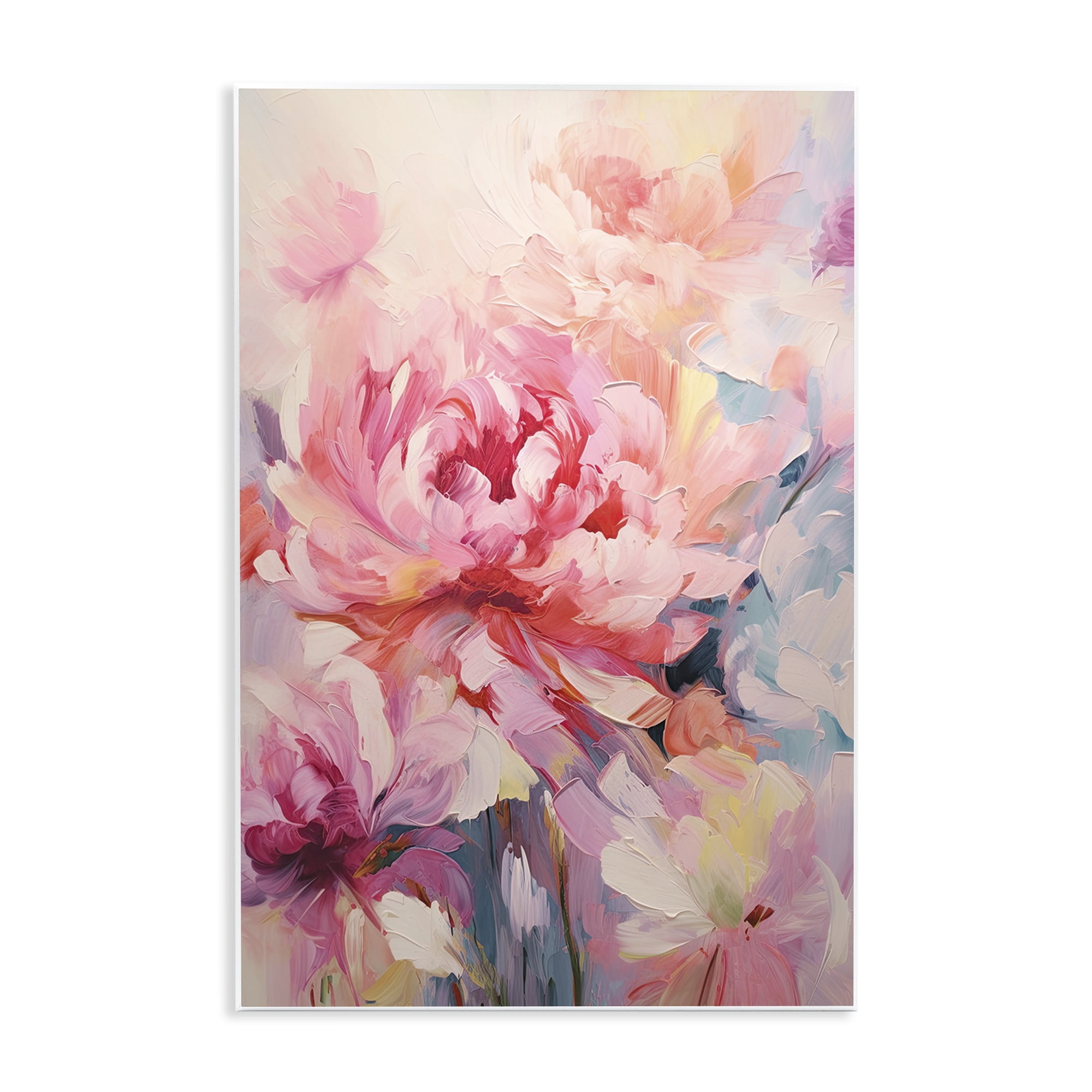 Stupell Industries Floral Explosions Abstract Botanical & Floral Painting Unframed Art Print Wall Art, 10 x 15