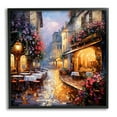 thumbnail image 1 of Stupell Industries Floral French Bistro Travel & Places Painting Black Framed Art Print Wall Art, 12 x 12, 1 of 9