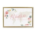 thumbnail image 1 of Stupell Industries Floral Girl's Adventure Plants & Flowers Painting Gold Floater Framed Canvas Art Print Wall Art, 25 x 17, 1 of 10