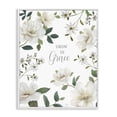 thumbnail image 1 of Stupell Industries Shabby Chic Floral Grow In Grace White Framed Giclee Art, 11 x 14, by Nan, 1 of 8