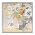 thumbnail image 1 of Stupell Industries Shabby Chic Floral Inspirations Grateful Heart Gray Framed Giclee Art, 17 x 17, by Suzanne Nicoll, 1 of 8