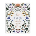 thumbnail image 1 of Stupell Industries Floral Let God Guide You Floral Painting Wrapped Canvas Canvas Art Print Wall Art, 16 x 20, 1 of 7