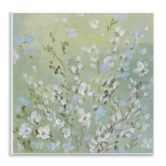 Stupell Industries Floral Meadow Wispy Willows Floral & Botanical Painting Unframed Art Print Wall Art, 12 x 12