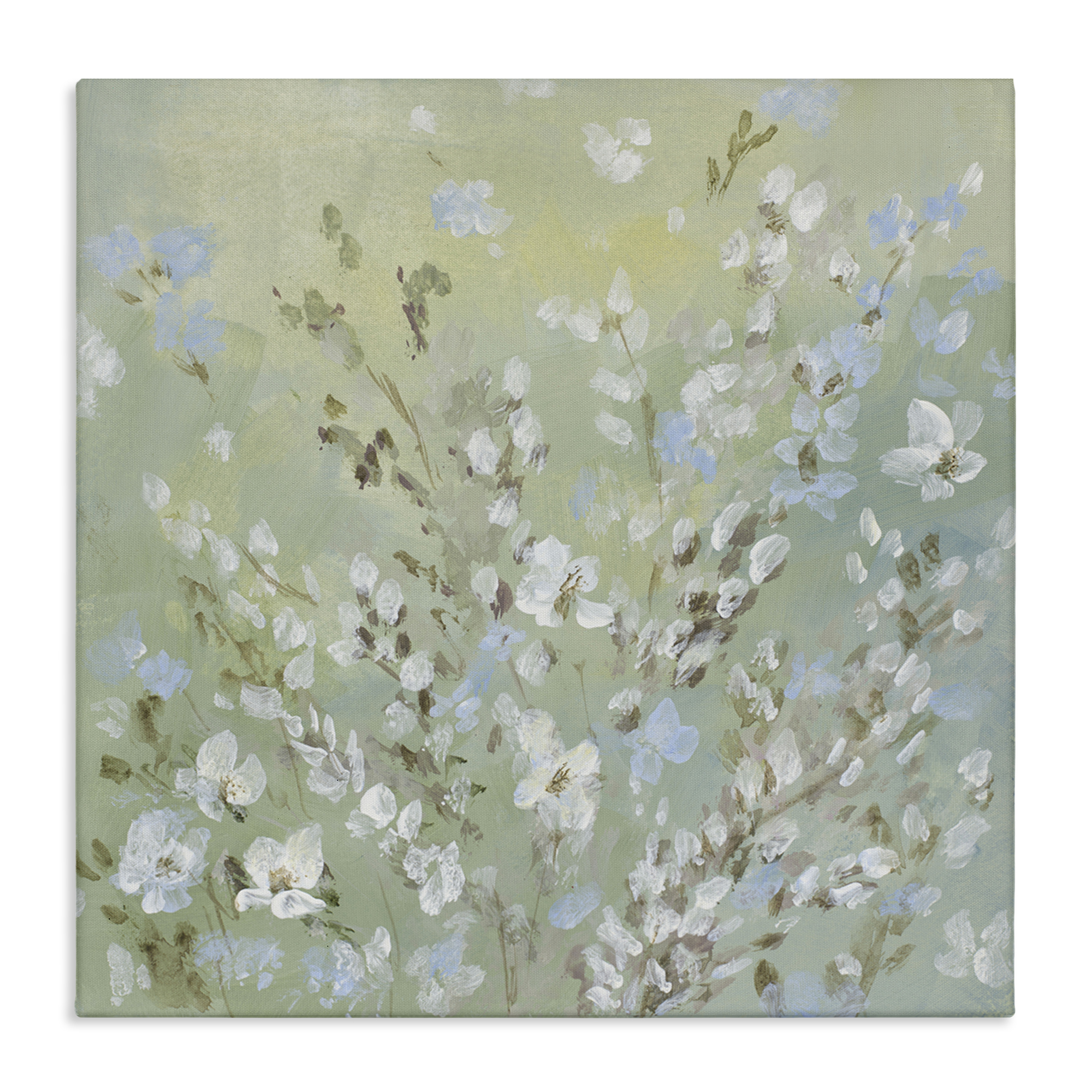 Stupell Industries Floral Meadow Wispy Willows Floral & Botanical Painting Wrapped Canvas Art Print Wall Art, 30 x 30