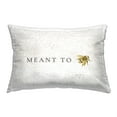 thumbnail image 1 of Stupell Industries Floral Meant to Bee Decorative Printed Throw Pillow, 14 x 20, 1 of 5
