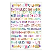 Stupell Industries Floral Motivational Phrases Botanical & Floral Painting Unframed Art Print Wall Art, 10 x 15