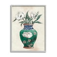 thumbnail image 1 of Stupell Industries Floral Oriental Vase Botanical & Floral Painting Gray Framed Art Print Wall Art, 11 x 14, 1 of 9