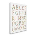 thumbnail image 1 of Stupell Industries Floral Pattern Alphabet Soft Chic Typography Canvas Wall Art, 16 x 20, Design by Farida Zaman, 1 of 6