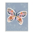 thumbnail image 1 of Stupell Industries Floral Pattern Butterfly Wings Spring Bloom Insect, 10 x 15, Designed by Caroline Alfreds, 1 of 5