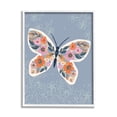 thumbnail image 1 of Stupell Industries Floral Pattern Butterfly Wings Spring Bloom Insect, 11 x 14, Designed by Caroline Alfreds, 1 of 6