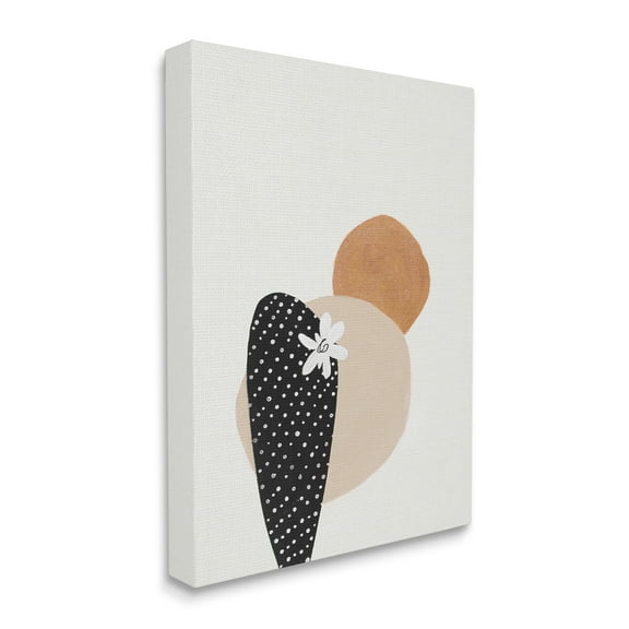 Stupell Industries Floral Prickly Pear Cactus Terracotta Abstract Canvas Wall Art, 30 x 40, Design by Patricia Pinto