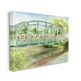 thumbnail image 1 of Stupell Industries Floral Road Bridge over Countryside Creek Canvas Wall Art, 24 x 30, Design by Melissa Hyatt LLC, 1 of 6