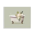 thumbnail image 1 of Stupell Industries Floral Rose Tub Bath & Laundry Painting Unframed Art Print Wall Art, 14 x 11, 1 of 8