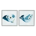 thumbnail image 1 of Stupell Industries Floral Sprigs in Teacup Botanical & Floral Painting Gray Framed Art Print Wall Art, 12 x 12, Set of 2, 1 of 9