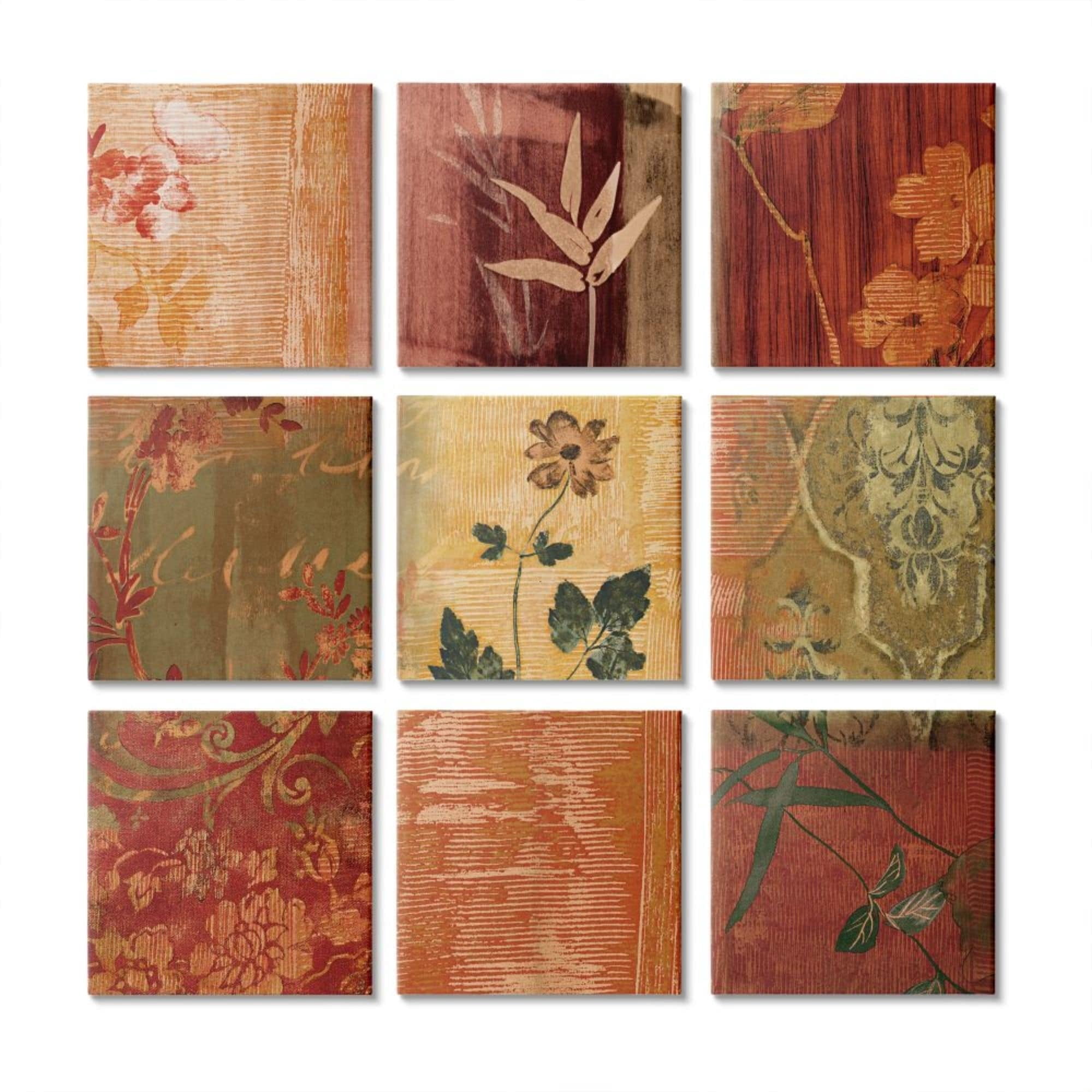 Stupell Industries Floral Tapestry Pattern Vintage Regal Charm Design by Chris Donovan