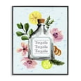 thumbnail image 1 of Stupell Industries Floral Tequila Bottle Food & Beverage Painting Black Framed Art Print Wall Art, 24 x 30, 1 of 2