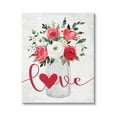 thumbnail image 1 of Stupell Industries Floral Valentine's Love Bouquet Botanical & Floral Painting Gallery Wrapped Canvas Art Print Wall Art, 16 x 20, 1 of 8