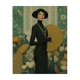 thumbnail image 1 of Stupell Industries Traditional Floral Velvet Reign Canvas Art, 16 x 20, by A Barefoot Stylist, 1 of 8