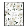 thumbnail image 1 of Stupell Industries Traditional Floral Walk By Faith Black Framed Giclee Art, 11 x 14, by Nan, 1 of 8