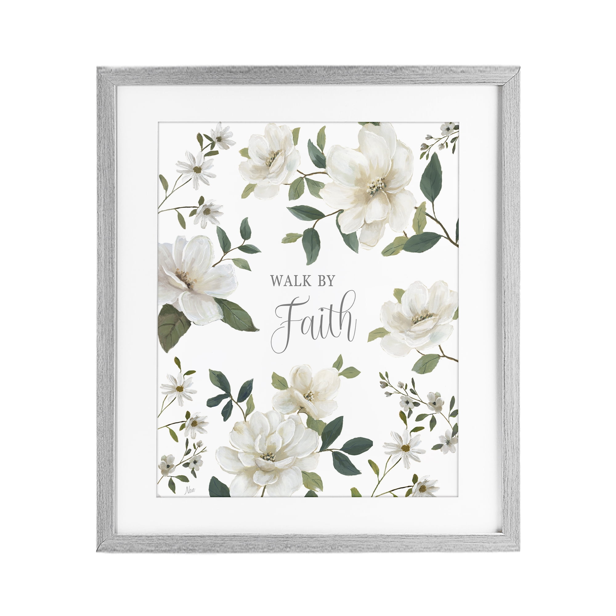 Stupell Industries Floral Walk By Faith Gray Framed Print Under Glass, design by Nan
