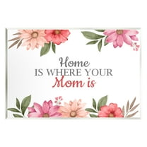 Stupell Industries Floral Where Mom Is Botanical & Floral Painting Unframed Art Print Wall Art, 15 x 10