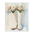 thumbnail image 1 of Stupell Industries Contemporary Floral White Cowgirl Boots Canvas Art, 16 x 20, by The Prints Vibe, 1 of 8