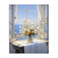 thumbnail image 1 of Stupell Industries Coastal Floral Window View of Sea Canvas Art, 24 x 30, by Creative Studio, 1 of 8