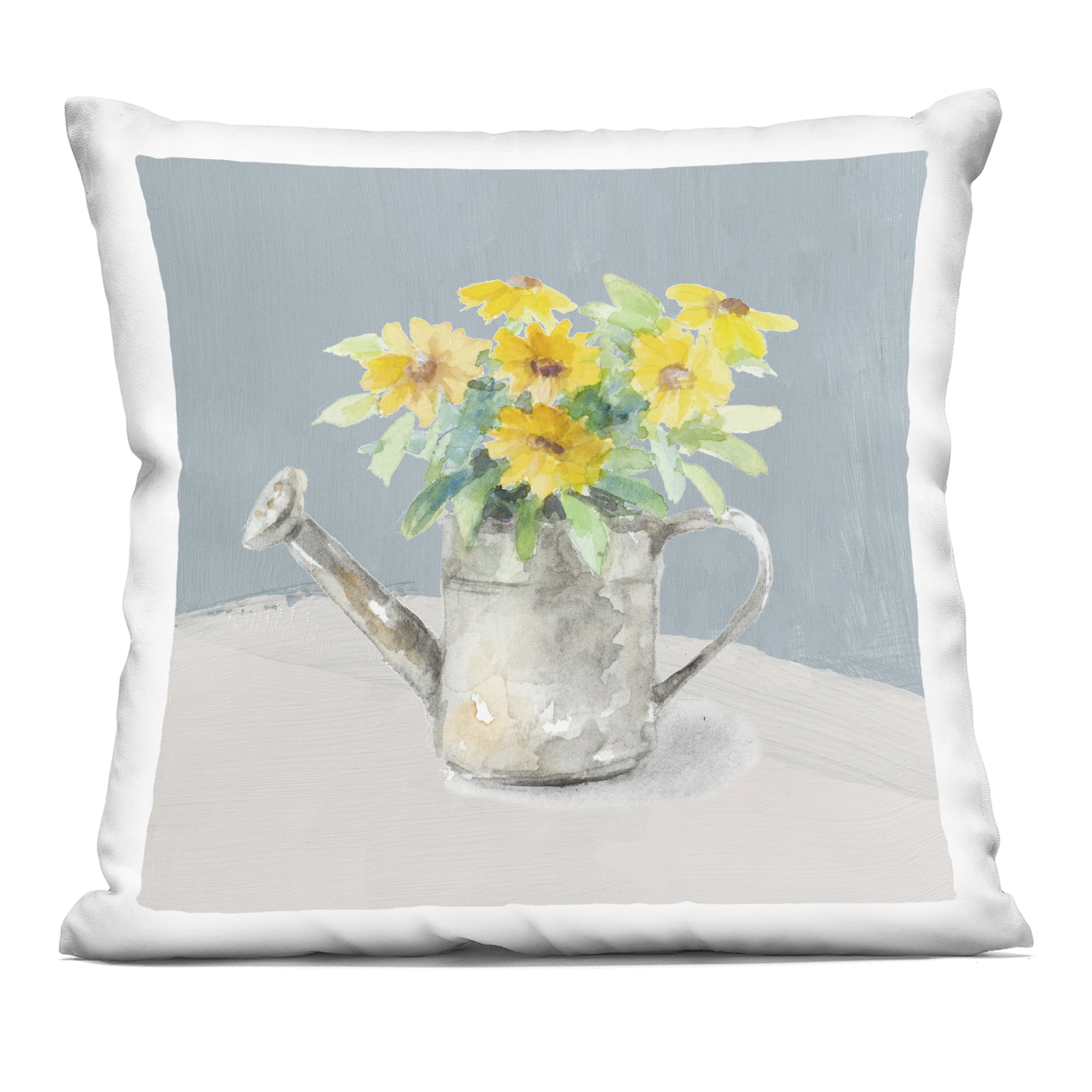 Stupell Industries Florals In Watering Can Decorative Printed Throw Pillow, design by Lanie Loreth
