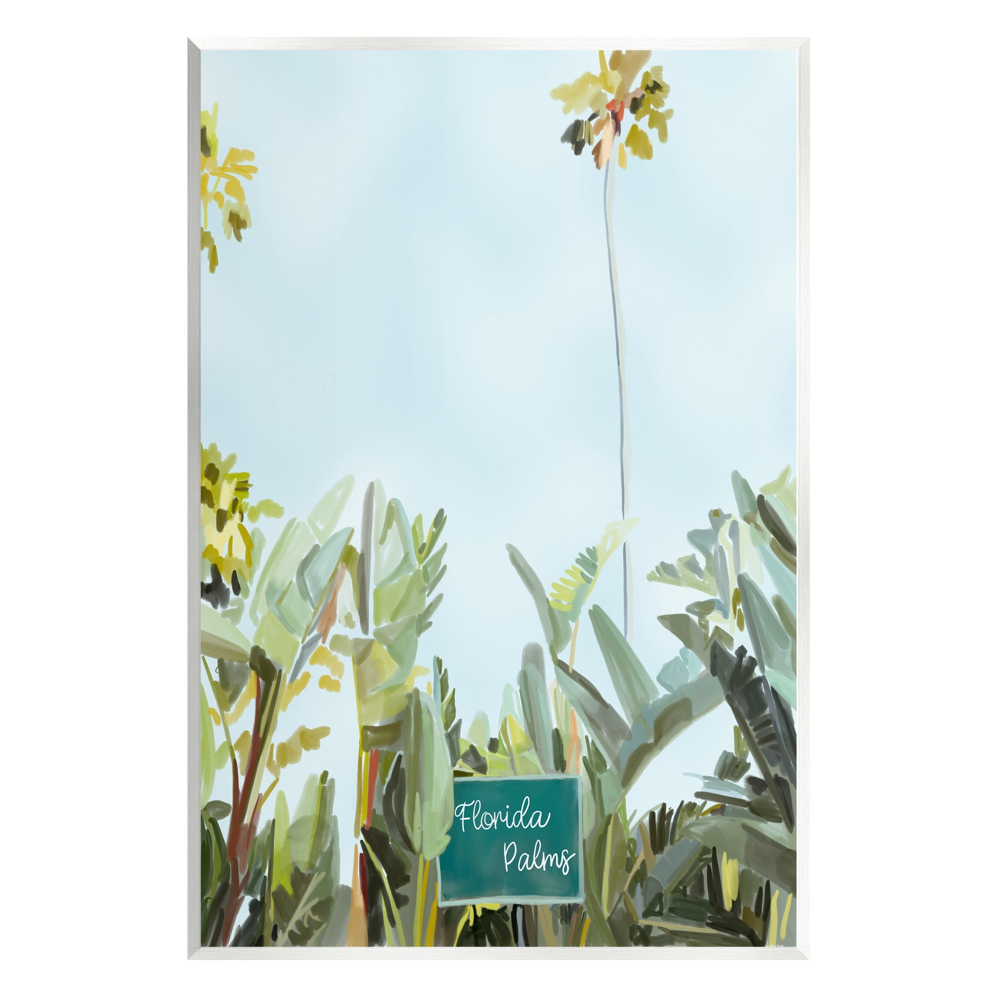 Stupell Industries Florida Palms Botanicals Botanical & Floral Painting Unframed Art Print Wall Art, 10 x 15