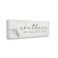 thumbnail image 1 of Stupell Industries Florida State Outline Southern As All Get Out Quote Typography Painting Gallery Wrapped Canvas Print Wall Art, 17 x 40, 1 of 6
