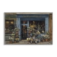 thumbnail image 1 of Stupell Industries Florist Shopfront in Town Buildings & Architecture Painting Gray Framed Art Print Wall Art, 24 x 16, 1 of 2