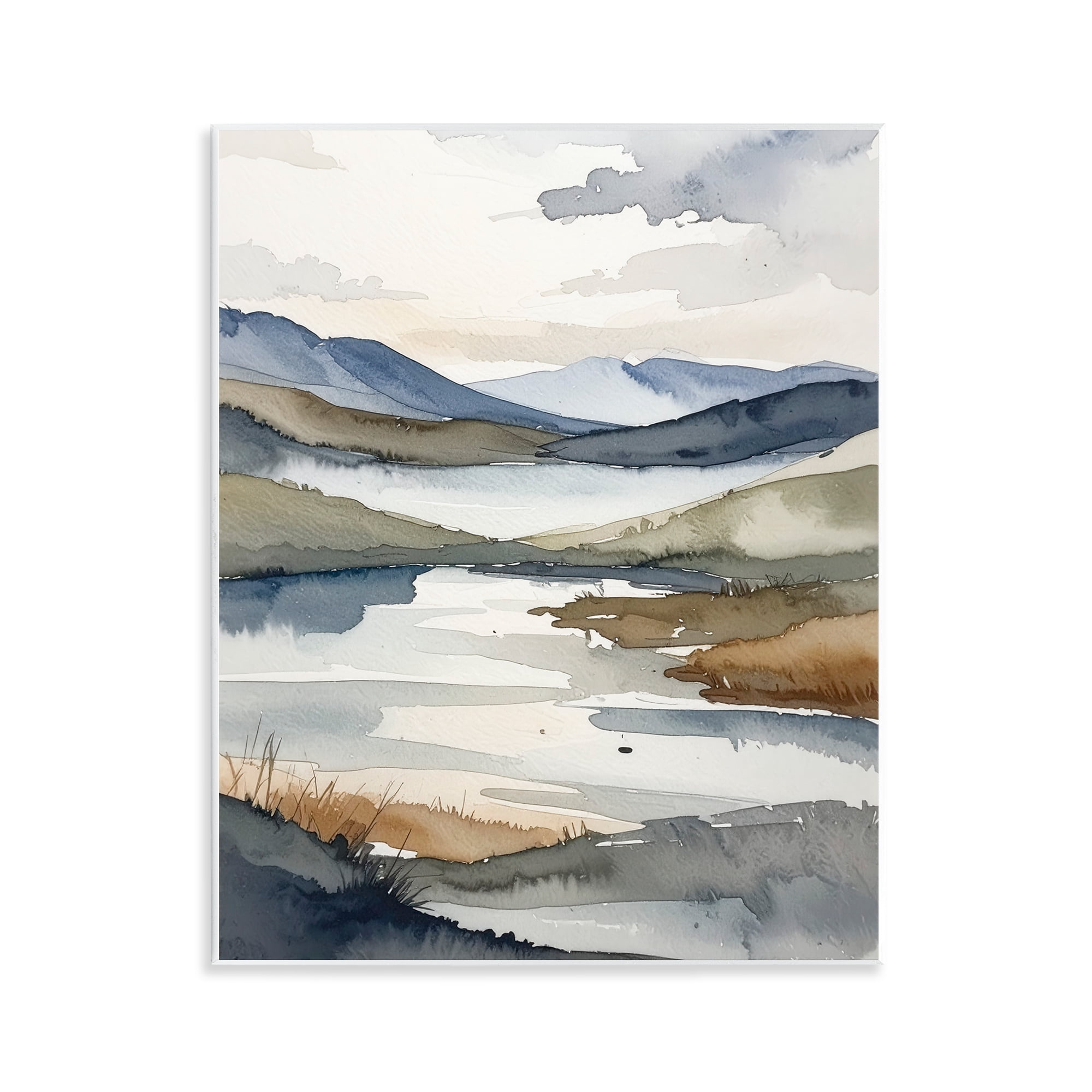 Stupell Industries Flow Of Water Pond Wall Plaque Art, design by Alonza Saunders