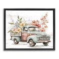 thumbnail image 1 of Stupell Industries Farmhouse Flower Blossom Truck Black Floating Frame Canvas Art, 21 x 17, by Lettered and Lined, 1 of 8